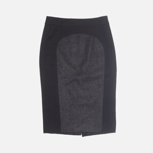 Karen Millen Black Contrast Pencil Mini Skirt